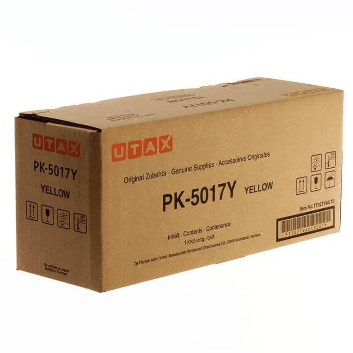 UTAX Toner 1T02TVAUT0 PK-5017Y Yellow i gruppen DATORER & KRINGUTRUSTNING / Skrivare & Tillbehör / Bläck & Toner / Toner / Övriga hos TP E-commerce Nordic AB (C71319)