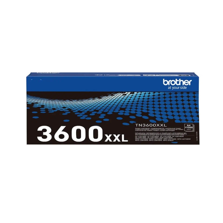 Brother Toner TN3600XXL TN-3600 XXL Svart i gruppen DATORER & KRINGUTRUSTNING / Skrivare & Tillbehör / Bläck & Toner / Toner / Brother hos TP E-commerce Nordic AB (C71329)
