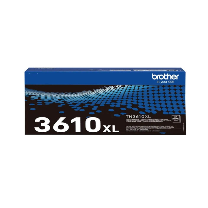 Brother Toner TN3610XL TN-3610 XL Svart i gruppen DATORER & KRINGUTRUSTNING / Skrivare & Tillbehör / Bläck & Toner / Toner / Brother hos TP E-commerce Nordic AB (C71331)