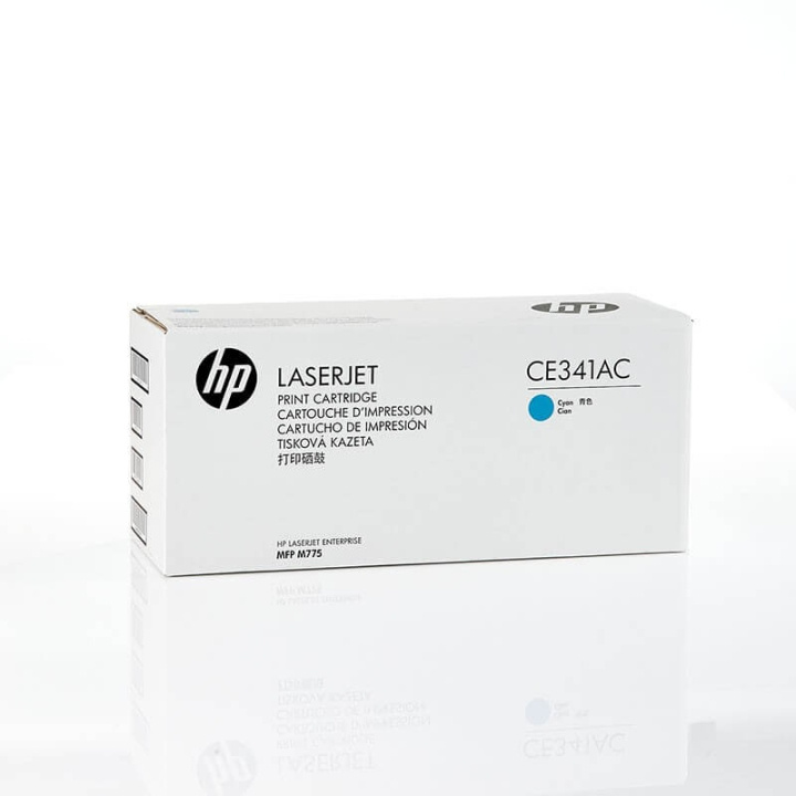 HP Toner CE341AC 651A Cyan Contract i gruppen DATORER & KRINGUTRUSTNING / Skrivare & Tillbehör / Bläck & Toner / Toner / HP hos TP E-commerce Nordic AB (C71332)