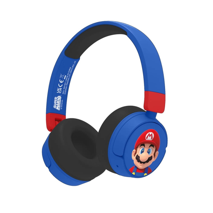 Super Mario Hörlur On-Ear Trådlös 85dB/95dB i gruppen HEMELEKTRONIK / Ljud & Bild / Hörlurar & Tillbehör / Hörlurar hos TP E-commerce Nordic AB (C71381)