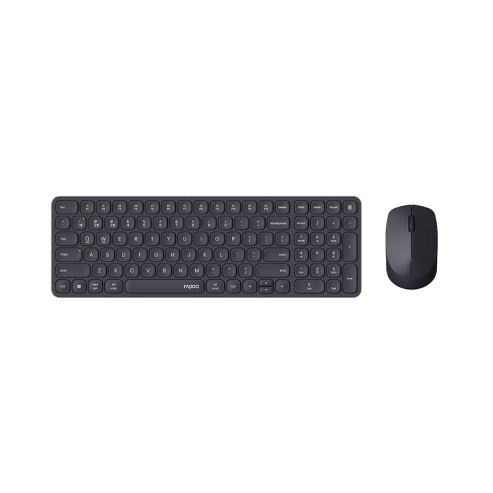 Rapoo Tangentbord/Mus-set 9310M Trådlöst Multi-Mode Svart i gruppen DATORER & KRINGUTRUSTNING / Möss & Tangentbord / Tangentbord / Paket hos TP E-commerce Nordic AB (C71402)