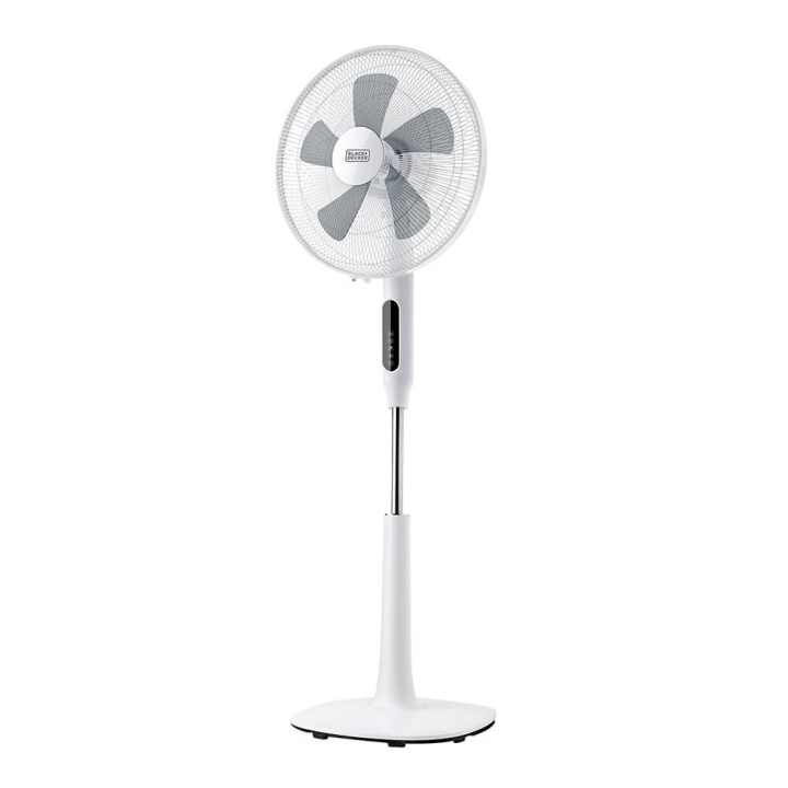BLACK+DECKER Golvfläkt 5 Blad Vit i gruppen HEM, HUSHÅLL & TRÄDGÅRD / Fläktar & Klimatprodukter / Golvfläktar hos TP E-commerce Nordic AB (C71426)