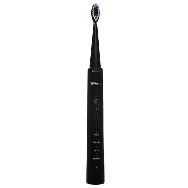 B.WELL Electric Toothbrush Sonic MED-870 Black i gruppen SKÖNHET & HÄLSA / Munvård / Eltandborstar hos TP E-commerce Nordic AB (C71438)
