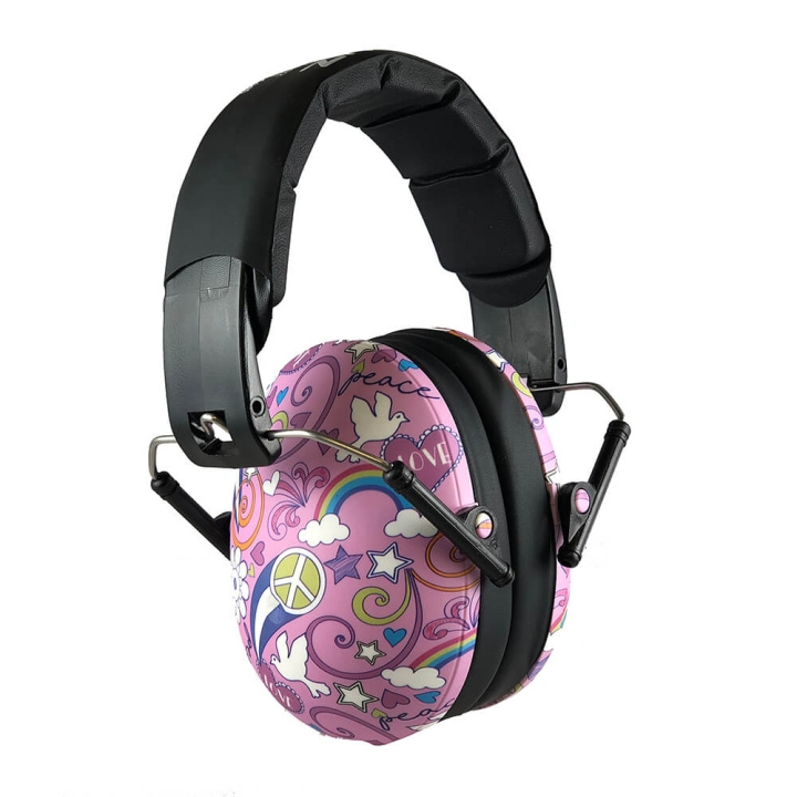 BANZ Hörselskydd Barn Peace Pink i gruppen LEKSAKER, BARN- & BABYPRODUKTER / Barnsäkerhet / Hörselskydd & Övrigt hos TP E-commerce Nordic AB (C71461)