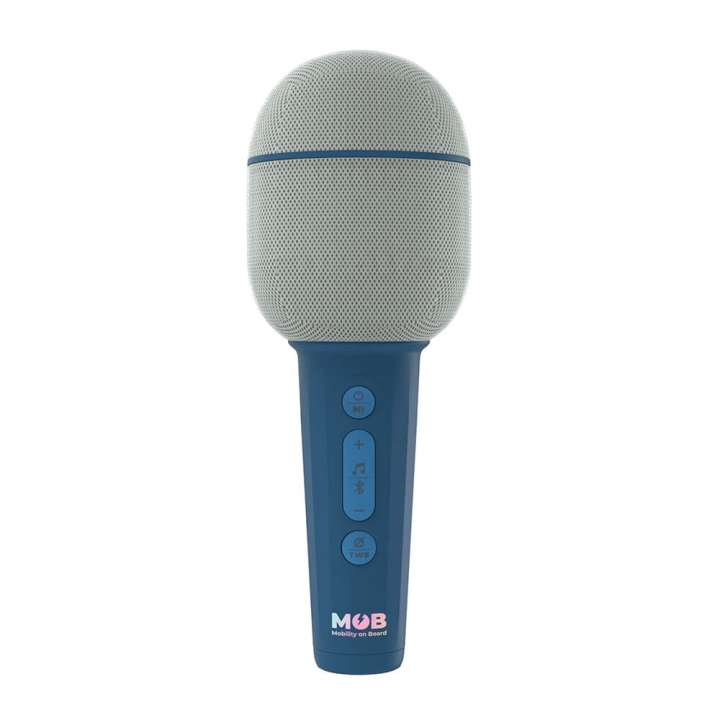 Mobility On Board MOB Karaoke MIC Groovy Blue i gruppen HEMELEKTRONIK / Ljud & Bild / Handhållna mikrofoner hos TP E-commerce Nordic AB (C71479)