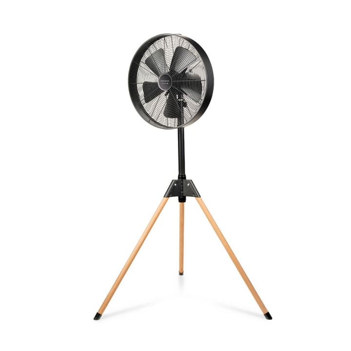 Taurus Tripod Fan Forest 5 Blades Black i gruppen HEM, HUSHÅLL & TRÄDGÅRD / Fläktar & Klimatprodukter / Golvfläktar hos TP E-commerce Nordic AB (C71504)