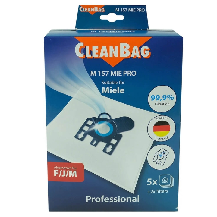 CLEANBAG Dammsugarpåse M 157 MIE 5+2 Pro | HEM, HUSHÅLL & TRÄDGÅRD - Städprodukter - Dammsugare & Tillbehör - Tillbehör - Dammsugarpåsar | GameStuff