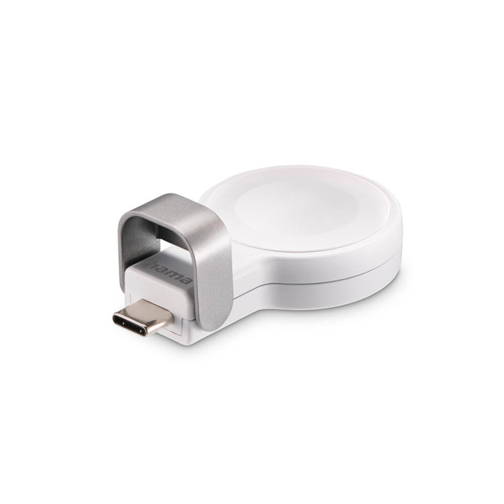 Hama Laddare Trådlös för Apple Watch USB-C Vit i gruppen SMARTPHONE & SURFPLATTOR / Laddare & Kablar / Trådlösa Qi laddare hos TP E-commerce Nordic AB (C71549)
