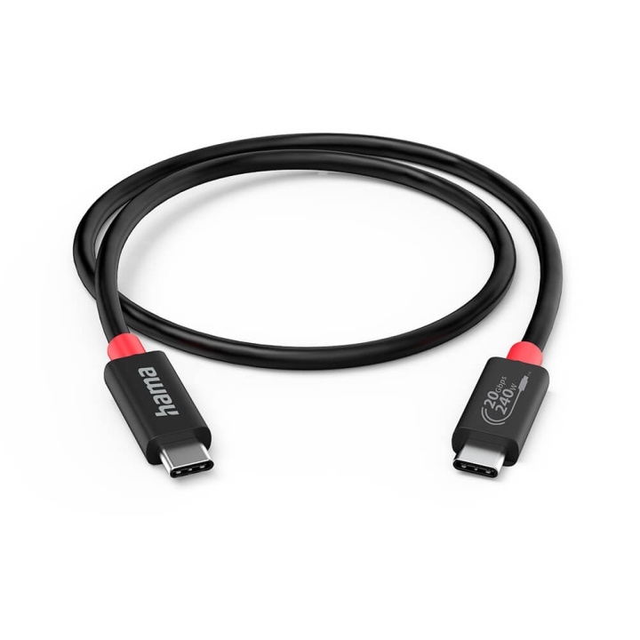 Hama Cable USB-C USB 4.0 Gen2 20 Gbit/s 240W 2.0m Black i gruppen DATORER & KRINGUTRUSTNING / Datorkablar / USB-kablar / USB-C hos TP E-commerce Nordic AB (C71591)