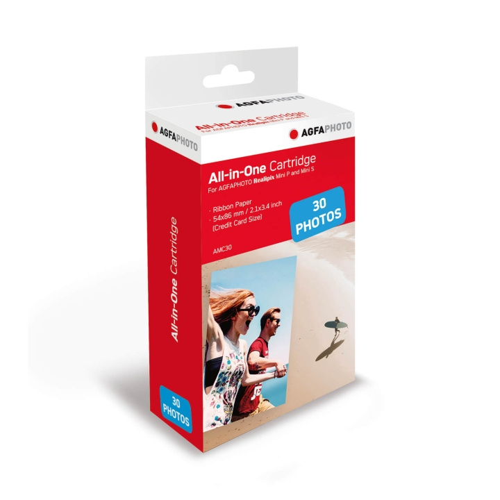 Agfa Papperskassetter för Totalt 30 Fotoutskrifter i gruppen HEMELEKTRONIK / Foto & Video / Fotoutrustning / Övrigt hos TP E-commerce Nordic AB (C71672)