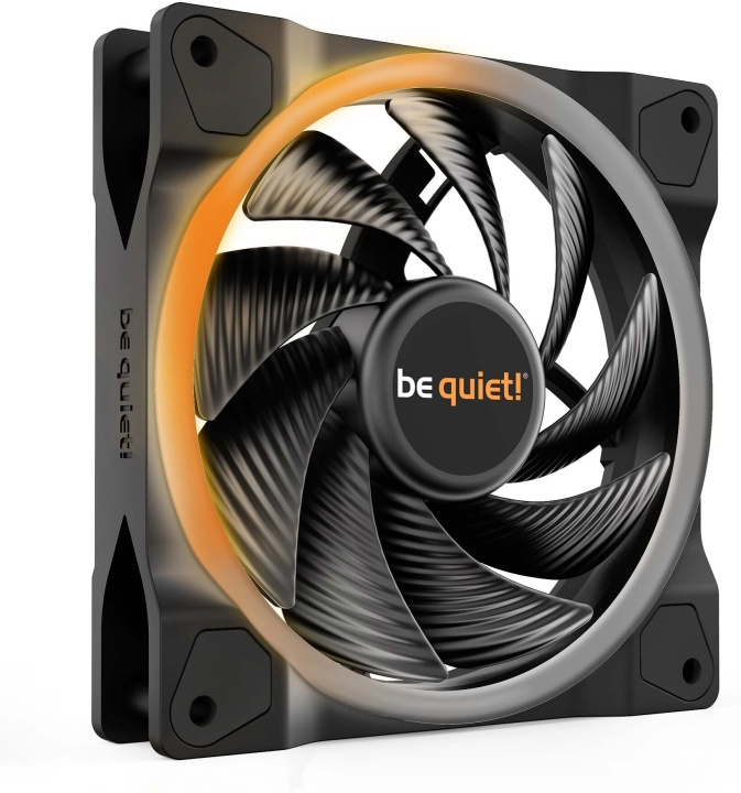 Be Quiet! Light Wings PWM höghastighetsfläkt, 120 mm i gruppen DATORER & KRINGUTRUSTNING / Datorkomponenter / Kylning / Chassifläktar hos TP E-commerce Nordic AB (C71738)