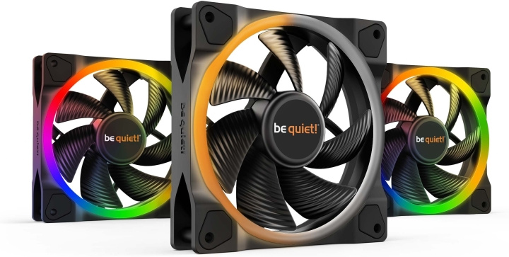 Be Quiet! Light Wings PWM-fläktpaket, 120 mm, 3-pack i gruppen DATORER & KRINGUTRUSTNING / Datorkomponenter / Kylning / Chassifläktar hos TP E-commerce Nordic AB (C71741)