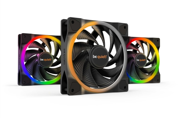 Be Quiet! Light Wings PWM höghastighetsfläkt, 120 mm, 3-pack i gruppen DATORER & KRINGUTRUSTNING / Datorkomponenter / Kylning / Chassifläktar hos TP E-commerce Nordic AB (C71742)