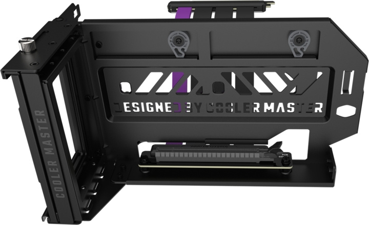 Cooler Master Universal Vertical GPU Holder Kit Ver.3, vertikal GPU-hållare, svart i gruppen DATORER & KRINGUTRUSTNING / Datorkomponenter / Grafikkort hos TP E-commerce Nordic AB (C71795)