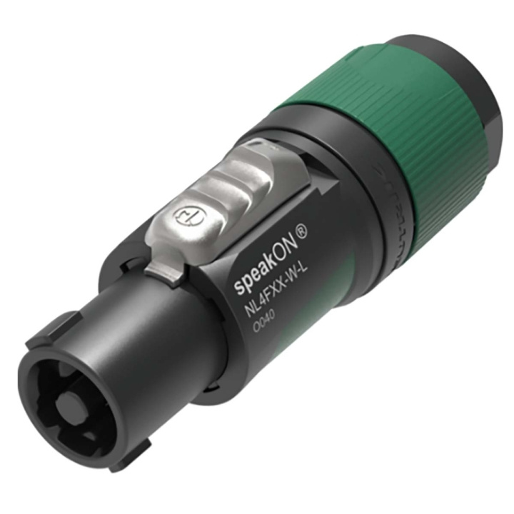 Neutrik 4 pole speakON cable connector, screw terminal assembly, chuck type strain relief for cable diameters 10 to 16 mm i gruppen HEMELEKTRONIK / Kablar & Adaptrar / Högtalarkablar hos TP E-commerce Nordic AB (C71865)