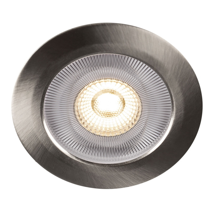 Llitt Alice 12V Infälld downlight 3000K IP44 340lm Borstad stål 1-pack i gruppen HEMELEKTRONIK / Belysning / Taklampor hos TP E-commerce Nordic AB (C71896)
