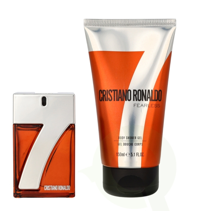 Cristiano Ronaldo CR7 Fearless Giftset 180 ml Edt Spray 30ml/Showergel 150ml i gruppen SKÖNHET & HÄLSA / Doft & Parfym / Parfym / Parfym för honom hos TP E-commerce Nordic AB (C72004)