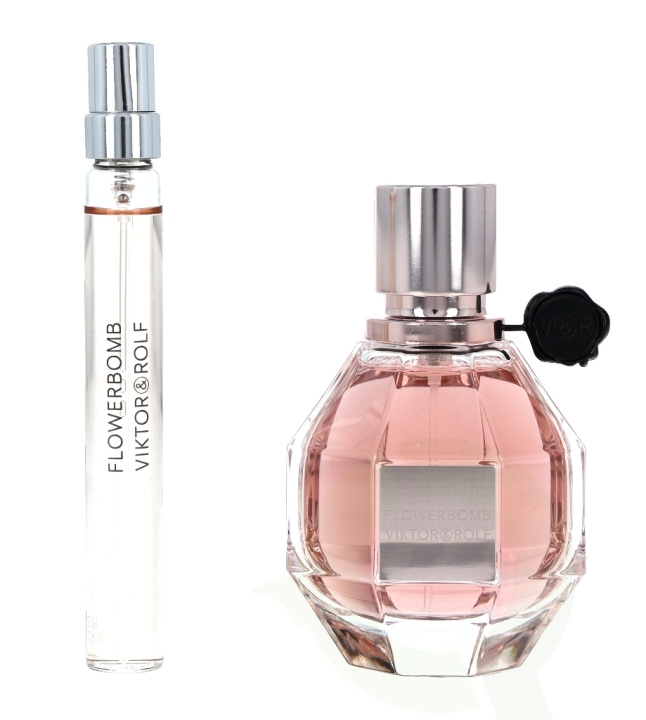 Viktor & Rolf Flowerbomb Giftset 60 ml Edp Spray 50ml/Edp Spray 10ml i gruppen SKÖNHET & HÄLSA / Presentkit / Presentkit För Henne hos TP E-commerce Nordic AB (C72104)