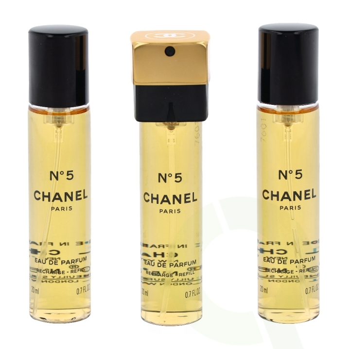 Chanel No 5 Giftset 60 ml 3x20ml - Edp Spray Refill i gruppen SKÖNHET & HÄLSA / Presentkit / Presentkit För Henne hos TP E-commerce Nordic AB (C72146)