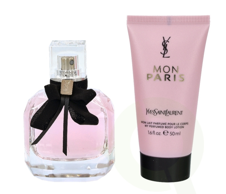Yves Saint Laurent YSL Mon Paris Giftset 100 ml Edp Spray 50ml/Body Lotion 50ml Travel Selection i gruppen SKÖNHET & HÄLSA / Presentkit / Presentkit För Henne hos TP E-commerce Nordic AB (C72741)