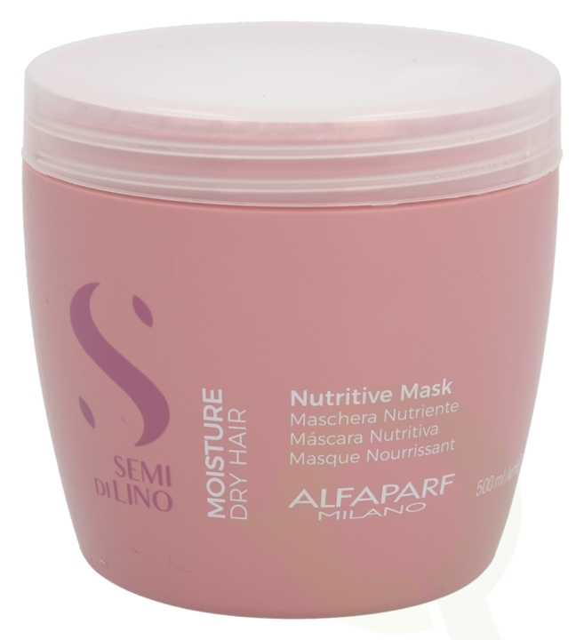 Alfaparf Semi Di Lino Nutritive Mask 500 ml Moisture Dry Hair i gruppen SKÖNHET & HÄLSA / Hår & Styling / Hårvårdsprodukter / Hårinpackning hos TP E-commerce Nordic AB (C73027)