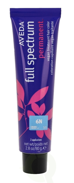 Aveda Full Spectrum Permanent Vegan Pure Tone Hair Color 80 gr 6N i gruppen SKÖNHET & HÄLSA / Hår & Styling / Hårvårdsprodukter / Hårfärg / Hårfärg & Färgbomb hos TP E-commerce Nordic AB (C73226)