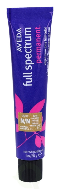 Aveda Full Spectrum Permanent Vegan Pure Tone Hair Color 28 g N/N Light Natural Clair i gruppen SKÖNHET & HÄLSA / Hår & Styling / Hårvårdsprodukter / Hårfärg / Hårfärg & Färgbomb hos TP E-commerce Nordic AB (C73231)