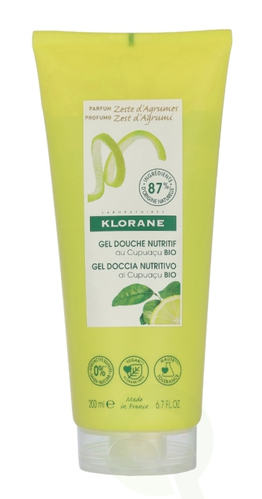 Klorane Shower Gel - Citrus Zest 200 ml i gruppen SKÖNHET & HÄLSA / Hudvård / Kroppsvård / Bad & Duschcreme hos TP E-commerce Nordic AB (C73483)