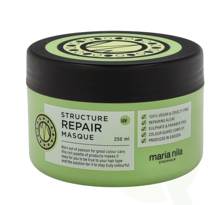 Maria Nila Structure Repair Mask 250 ml Sulphate & Paraben free i gruppen SKÖNHET & HÄLSA / Hår & Styling / Hårvårdsprodukter / Hårinpackning hos TP E-commerce Nordic AB (C73637)