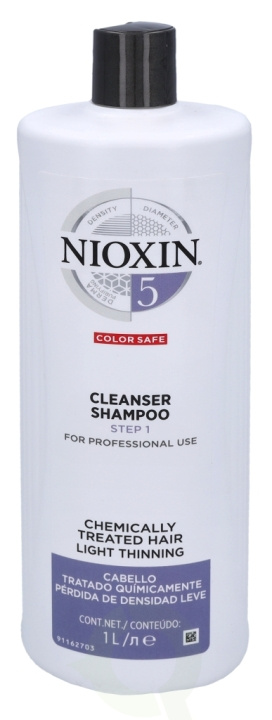 Nioxin System 5 Cleanser Shampoo 1000 ml Step 1 i gruppen SKÖNHET & HÄLSA / Hår & Styling / Hårvårdsprodukter / Schampo hos TP E-commerce Nordic AB (C73653)
