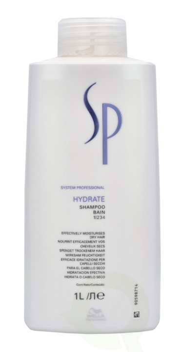 Wella SP - Hydrate Shampoo 1000 ml Dry Hair i gruppen SKÖNHET & HÄLSA / Hår & Styling / Hårvårdsprodukter / Schampo hos TP E-commerce Nordic AB (C73934)