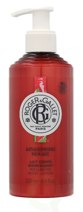 Roger & Gallet Gingembre Rouge Body Milk 250 ml i gruppen SKÖNHET & HÄLSA / Hudvård / Kroppsvård / Body lotion hos TP E-commerce Nordic AB (C74520)