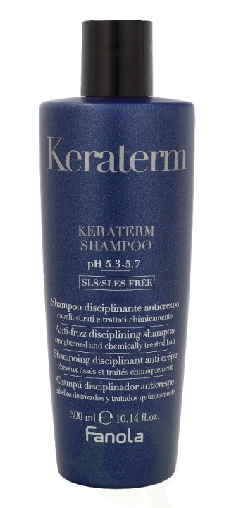 Fanola Keraterm Hair Ritual Anti-Frizz Shampoo 300 ml SLS/SLES Free Straightened And Chemically Treated Hair i gruppen SKÖNHET & HÄLSA / Hår & Styling / Hårvårdsprodukter / Schampo hos TP E-commerce Nordic AB (C74565)