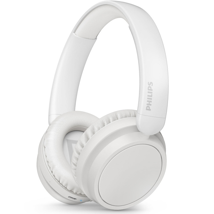Philips TAH5209WT Trådlösa over-ear-hörlurar, Överlägsen komfort, bra ljud och upp till 65h speltid. Vita i gruppen HEMELEKTRONIK / Ljud & Bild / Hörlurar & Tillbehör / Hörlurar hos TP E-commerce Nordic AB (C74673)