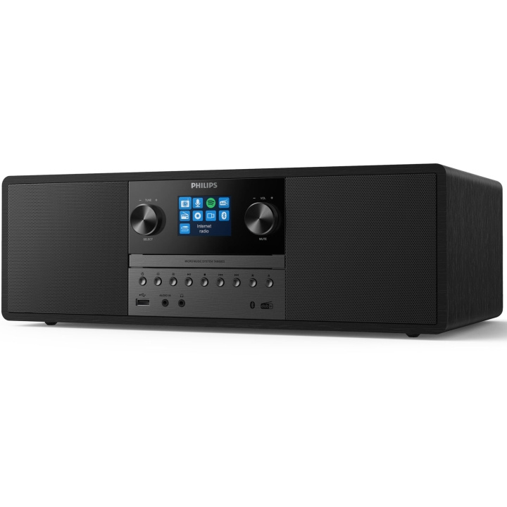 Philips TAM6805 Allt i ett Mikromusiksystem. Web-radio, CD, Spotify Connect, USB. 50W i gruppen HEMELEKTRONIK / Ljud & Bild / Hemmabio, HiFi & Bärbart / Kompaktstereo & Skivspelare hos TP E-commerce Nordic AB (C74676)