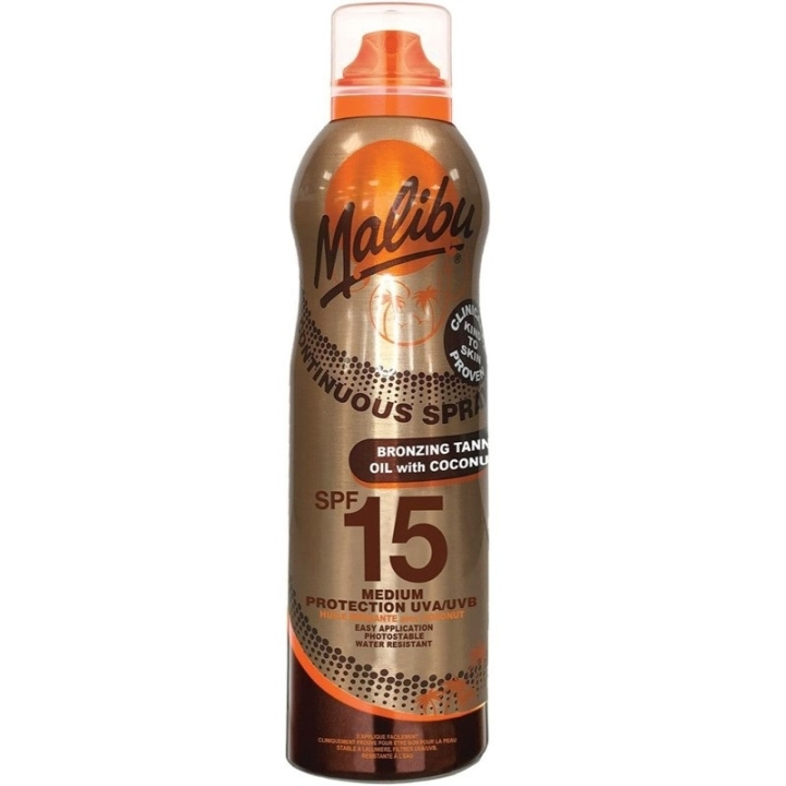 Malibu Bronzing Oil with Coconut Spray SPF15 175ml i gruppen SKÖNHET & HÄLSA / Hudvård / Solskydd & Tanning / Solskydd hos TP E-commerce Nordic AB (C74745)