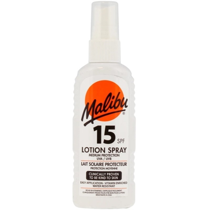 Malibu Sun Lotion Spray SPF15 100ml i gruppen SKÖNHET & HÄLSA / Hudvård / Solskydd & Tanning / Solskydd hos TP E-commerce Nordic AB (C74753)