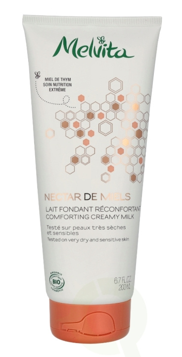 Melvita Nectar De Miels Comforting Creamy Milk 200 ml i gruppen SKÖNHET & HÄLSA / Hudvård / Kroppsvård / Body lotion hos TP E-commerce Nordic AB (C75022)
