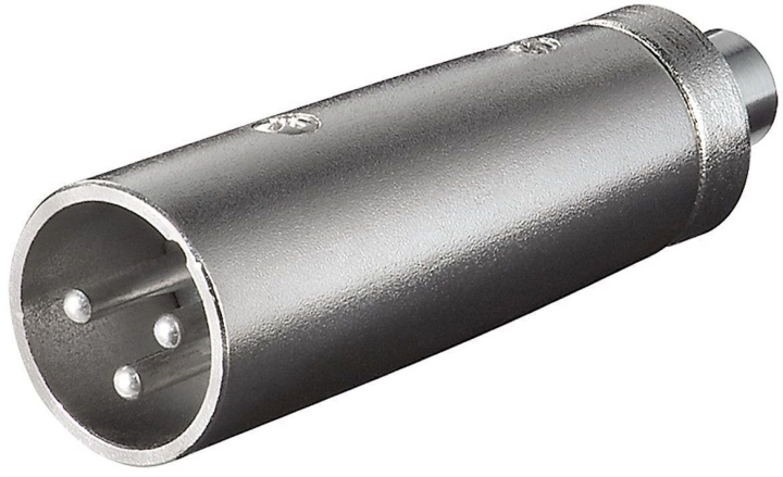 Goobay XLR-uros RCA-naaras adapter i gruppen HEMELEKTRONIK / Kablar & Adaptrar / Ljud Analog / Adaptrar hos TP E-commerce Nordic AB (C75107)