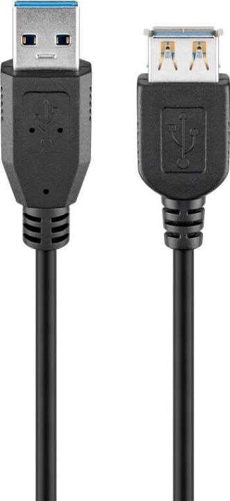 Goobay USB 3.0 A till A förlängningskabel, 3 m i gruppen DATORER & KRINGUTRUSTNING / Datorkablar / USB-kablar / USB-A / Kablar hos TP E-commerce Nordic AB (C75132)