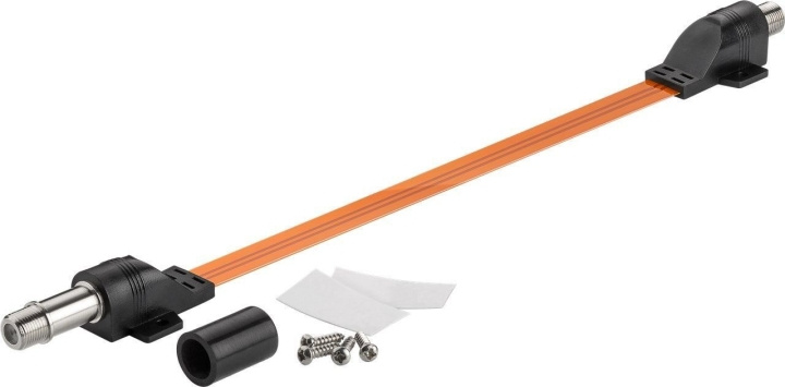 Goobay F-hona - F-hona luftkabel, 50 cm i gruppen HEMELEKTRONIK / Kablar & Adaptrar / Antennkablar & Tillbehör / Antennkablar hos TP E-commerce Nordic AB (C75168)