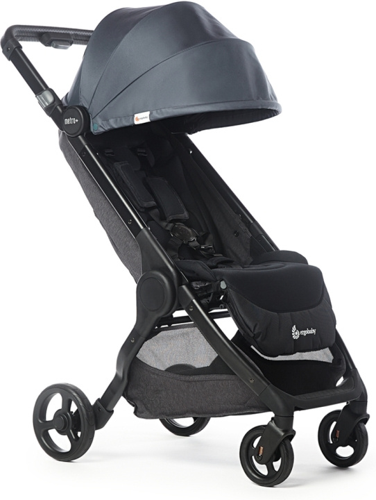 Ergobaby Metro+ Resevagn, Slate Grey i gruppen LEKSAKER, BARN- & BABYPRODUKTER / Barnvagnar & Tillbehör hos TP E-commerce Nordic AB (C75270)
