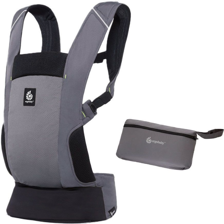 Ergobaby Away Bärsele, Grafitgrå i gruppen LEKSAKER, BARN- & BABYPRODUKTER / Barntextilier / Bärsele & Bärsjalar hos TP E-commerce Nordic AB (C75287)