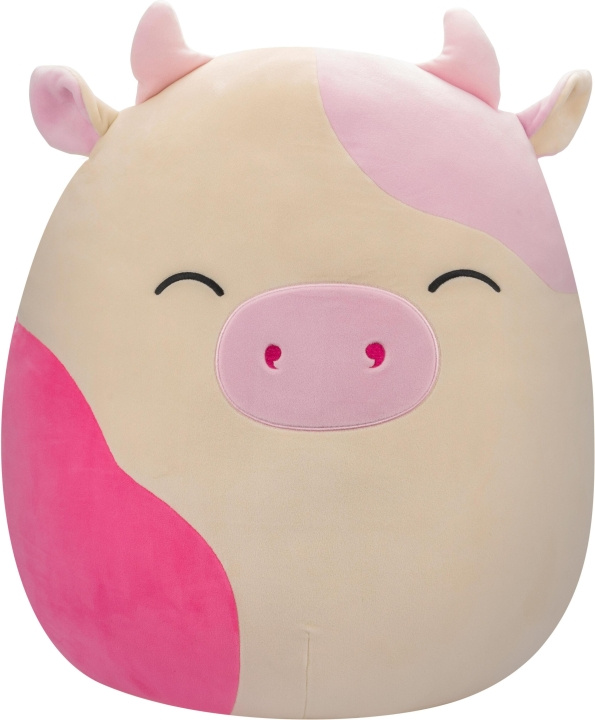 Squishmallows P18 Caedyn Cow - mjuk leksak, 40 cm i gruppen LEKSAKER, BARN- & BABYPRODUKTER / Babyleksaker / Gosedjur hos TP E-commerce Nordic AB (C75290)