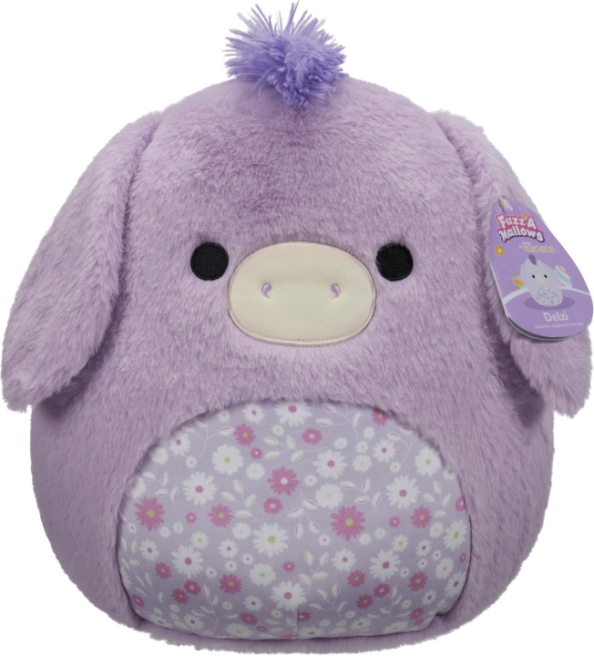 Squishmallows P18 Fuzz A Mallows Delzi Åsna - mjuk leksak, 30 cm i gruppen LEKSAKER, BARN- & BABYPRODUKTER / Babyleksaker / Gosedjur hos TP E-commerce Nordic AB (C75298)