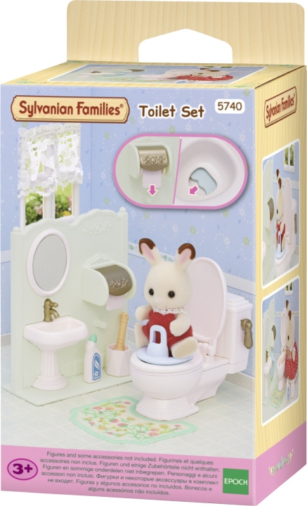 Sylvanian Families Toalett set i gruppen LEKSAKER, BARN- & BABYPRODUKTER / Leksaker / Dockor & Tillbehör hos TP E-commerce Nordic AB (C75312)