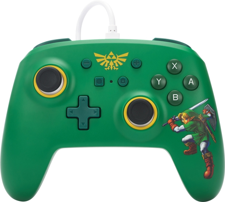 PowerA Trådbunden handkontroll, Hyrule Defender, Switch i gruppen HEMELEKTRONIK / Spelkonsoler & Tillbehör / Nintendo Switch / Tillbehör hos TP E-commerce Nordic AB (C75386)