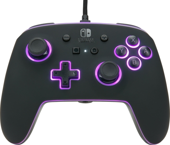 PowerA Spectra Enhanced trådbunden handkontroll, svart, Switch i gruppen HEMELEKTRONIK / Spelkonsoler & Tillbehör / Nintendo Switch / Tillbehör hos TP E-commerce Nordic AB (C75400)