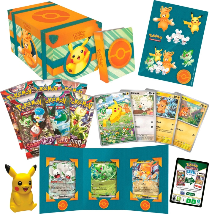 POKEMON Paldea Adventure Chest samlarkortlåda i gruppen LEKSAKER, BARN- & BABYPRODUKTER / Spel / Kortspel hos TP E-commerce Nordic AB (C75420)